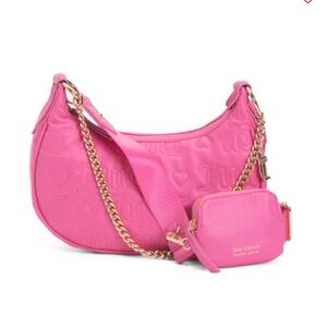 🎀 Heart Puff Hobo Bag With Wristlet & Fox Charm Juicy Couture